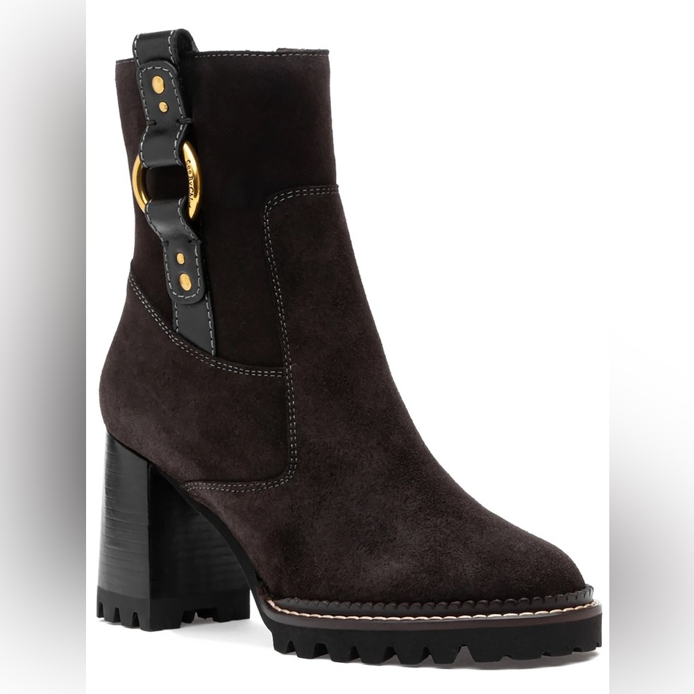 See by Chloe Erine Boot in Graphite Suede